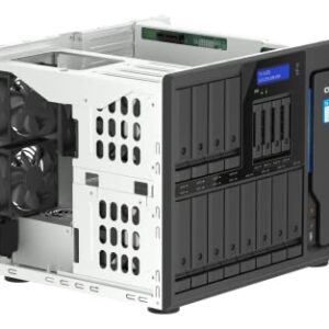 QNAP TS-1655-8G-US 16 Bay high Performance and high-Capacity Hybrid NAS with Intel® Atom® 8-core Processor, Dual 2.5GbE and Long-Term Availability