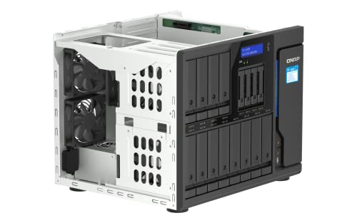 QNAP TS-1655-8G-US 16 Bay high Performance and high-Capacity Hybrid NAS with Intel® Atom® 8-core Processor, Dual 2.5GbE and Long-Term Availability