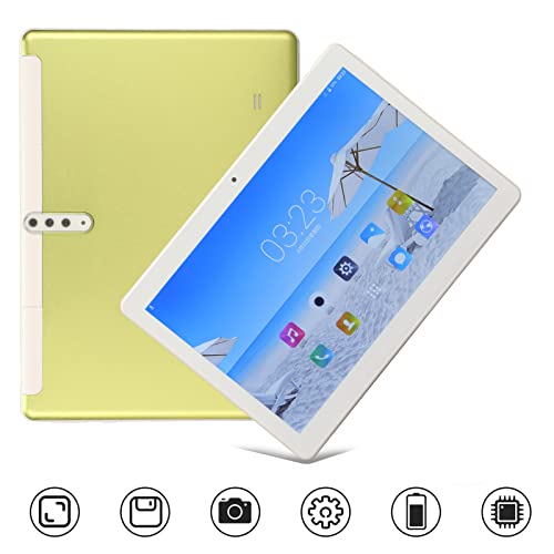 Pomya Tablet, 10.1 Inch 1280x800 IPS HD Touch Screen Tablet for Android 5.1, 1GB RAM 16GB ROM 8 Core PC Tablet, 3G Network Calling Tablet for Daily Use