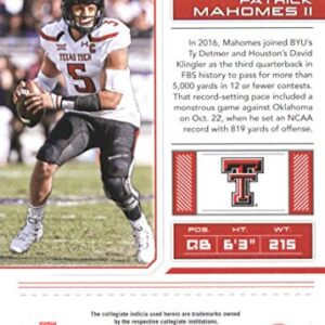 2018 Panini Contenders Draft Picks Season Ticket #79 Patrick Mahomes II NM-MT Texas Tech Red Raiders Football Trading Card