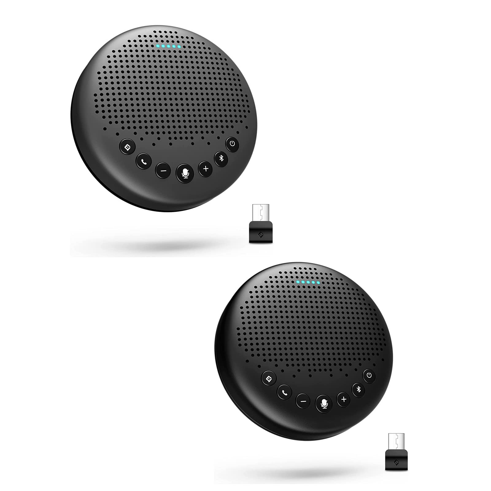 EMEET Luna Black + Luna Gray USB Bluetooth Speakerphone