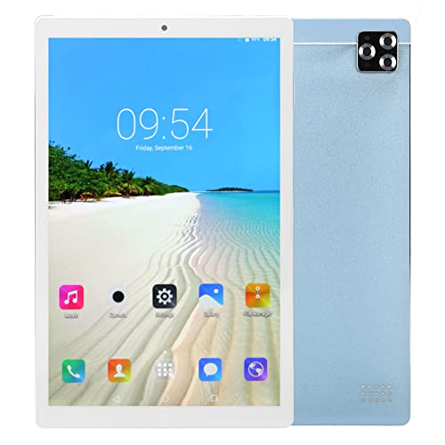 Jectse 10.1 Inch Tablet, 4GB RAM 64GB ROM 10 Core Tablet with 8MP 13MP Camera, 8000mAh 2.4G 5G WiFi Tablet Computer for 11, Blue