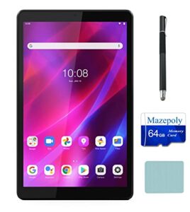 lenovo tab m8 tablet, 8'' hd ips display, android 11, quad-core processor, 3gb ram, 32gb storage, long battery life, sd card slot, , w accessories gray