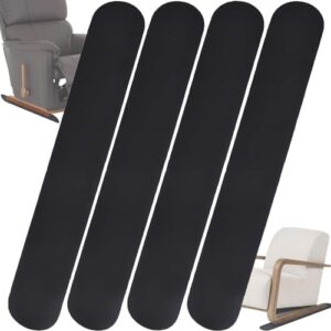 4 pack anti-slip furniture rail pads for recliner for recliners,sofa,couches,chairs, anti scratch floor protectors non skid furniture pad floor protectors for hardwood, carpet, marble floor