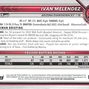 2022 Bowman Draft #BD-29 Ivan Melendez