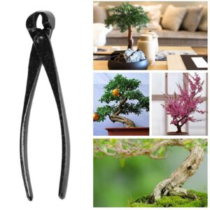 Concave Cutter Bonsai Tools, Spherical Cut Head Concave Branch Cutter, Gardening Concave Pruner, Sharp Blade Round Edge Knob Cutter, for The Garden, Bonsai Cutters, Loppers Black