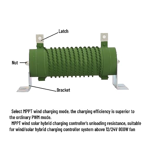 Dump Load Resistor MPPT Wind Solar Controller Dump Load Regulator for Above 12/24V 800W Fan