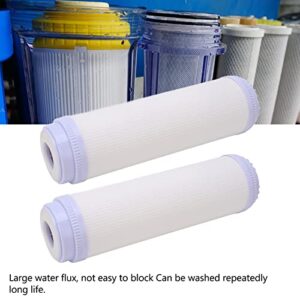 Water Filter, Washable Long Service Span Stable Operation Whole House Water Filter Large Flow for 10 Inch Purifier