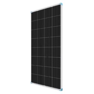 Renogy Solar Panel 175 Watt 12 Volt, High-Efficiency Monocrystalline PV Module Power Charger, 175W, Single & Solar Panel Mounting Z Brackets Lightweight Aluminum Corrosion