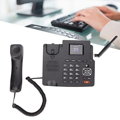 Wireless VOIP Phone Support 4G ABS Material Multifunctional VOIP Voicemail 2.4 Inch Color Screen VOIP Phone (US Plug)