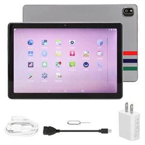 10 Inch Portable Tablet 100-240V 6G RAM 256G ROM for Home Travel Tablet (US Plug)