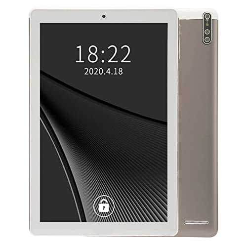 Jaerb HD Tablet, 3GB RAM 64GB ROM 10 Inch HD Tablet Red Octa Core 3G Gray for Daily Use (US Plug)