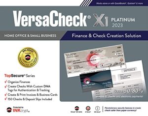 versacheck x1 platinum 2023 - finance and check creation software [pc download]
