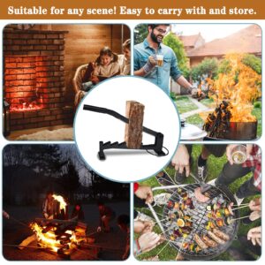 TUSAUW Wall Mounted Firewood Kindling Splitter Softwood Splitter Portable Manual Fire Wood Kindling Splitter for Indoor or Outdoor Firewood Kindling Splitter Wall Mounted Kindling Maker Wood Splitter