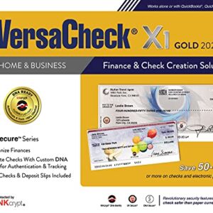 VersaCheck X1 Gold 2023 - Finance and Check Creation Software [PC Download]