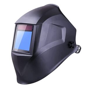professional welding helmet auto darkening, 3.94"x2.87" large viewing area welding mask