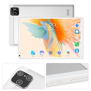 Yoidesu Calling Tablet for 10, 8 inch Eye Protection IPS HD Touch Screen, 2GB RAM 32GB ROM, 3G Internet Call, 5G WiFi Dual Band, 8 Cores CPU, Ideal Gifts for Kids (White)