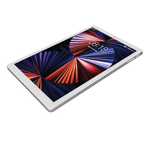 CUIFATI 10.0 Inch LCD Tablet 4GB RAM, 64GB ROM Tablet with Dual SIMDual Speaker, Touch Writing Tablet MTK6592 Octa Core CPU for Drawing, 6000mAh (Silver)