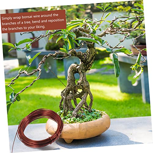 EXCEART 1 Set Aluminum Wire Set Greenery Green Suits Weaving Kit Green Wire Metal Frame DIY Kits Plants Support Rack Green Plant Support Wire Plants Support Wire Bonsai Molding Line Copper
