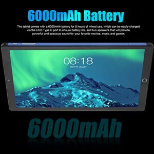 CUIFATI 10.1in Tablet 1080P, 2.4G 5G Android11 Tablet with 6GB RAM 128GB ROM, T6753 Octa Cores CPU Learning Tablet with Dual Speaker, Type C Charging 6000mAh