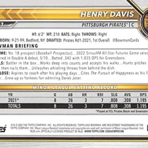 2022 Bowman Draft #BD-7 Henry Davis