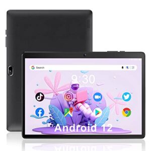 semeakoko android tablet 10 inch, android 12 tablet for kids, 10.1''ips hd screen tablet pc with wifi, dual camera, gps, bluetooth, 6000mah battery, support youtube netflix google play store