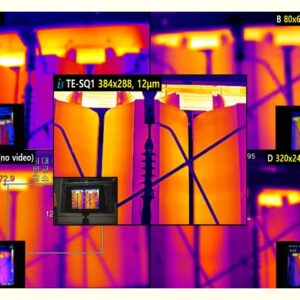 Thermal Expert TE-SQ1, i3system Thermal Imaging Camera, 384x288 IR Resolution, 5" Touch Screen, Designed and Manufactured in Korea, Excellent Performance for Measuring Abnormal temperatures