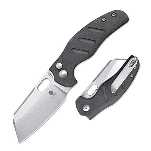 Kizer C01c(Mini) EDC Knife Sheepdog 2.6 Inches 154CM Steel Richlite Handle Pocket Folding Knife Camping Tools V3488BC1