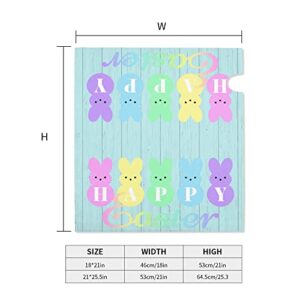 Happy Easter Mailbox Cover Magnetic Funny Bunny Mailbox Wraps Holiday Rabbit Post Letter Box Cover Home Garden Outdoor Decorations Standard Size 18" X 21"