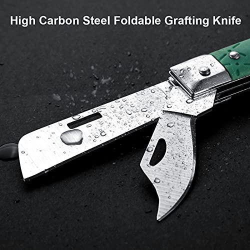 FTVOGUE Pruning Knife Grafting Knife Folding Garden Budding Cutting Knife, Pocket Bushes, Bonsai Cutters, Grafting Knife