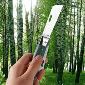 FTVOGUE Pruning Knife Grafting Knife Folding Garden Budding Cutting Knife, Pocket Bushes, Bonsai Cutters, Grafting Knife