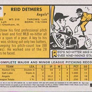 2022 TOPPS ARCHIVES #10 REID DETMERS 1963 TOPPS RC ANGELS BASEBALL MLB