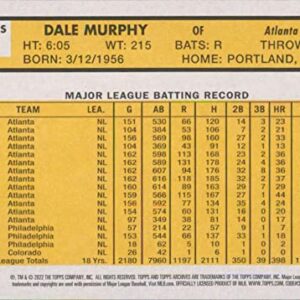 2022 TOPPS ARCHIVES #24 DALE MURPHY 1963 TOPPS BRAVES BASEBALL MLB