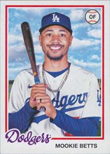 2022 topps archives #166 mookie betts 1978 topps dodgers baseball mlb