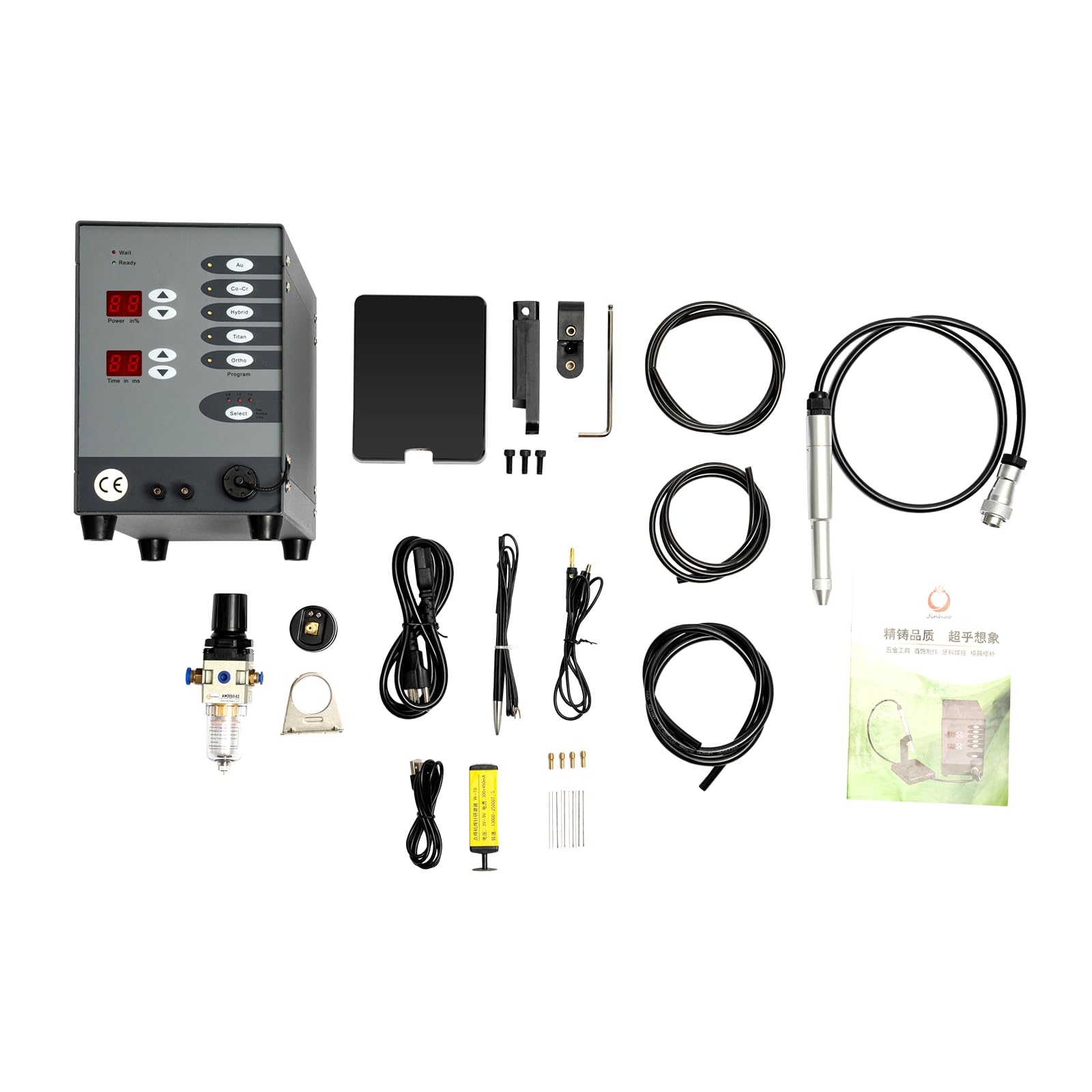 Automatic Spot Welder Jewelry Welder, Automatic Pulse Argon CNC Spot Welder Welding Machine Arc Welder Kit for DIY Jewelry Repair Gold and Hardware Workpiece Welding 50-600A, 110V 100W (US Stock)