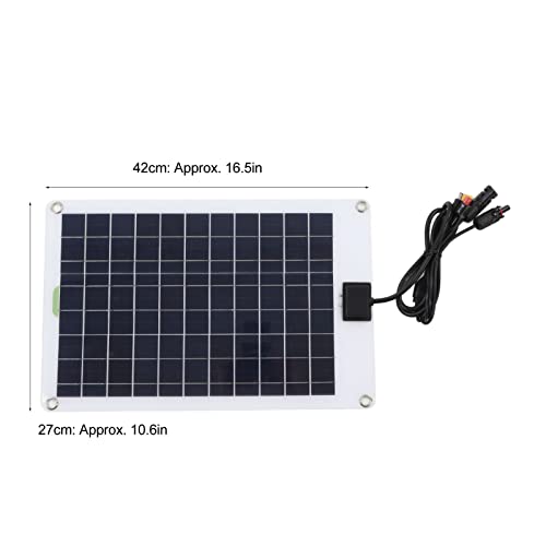 Solar Panel Charger 50W Solar Panel Battery Charger with MPPT 100A Controller for 12V Battery and DC Charging Equipment