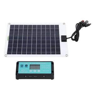 Solar Panel Charger 50W Solar Panel Battery Charger with MPPT 100A Controller for 12V Battery and DC Charging Equipment