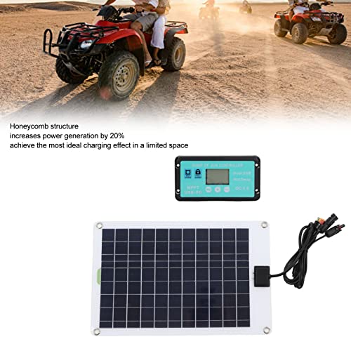 Solar Panel Charger 50W Solar Panel Battery Charger with MPPT 100A Controller for 12V Battery and DC Charging Equipment