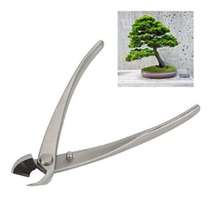 hand forged bonsai concave branch cutter, 165mm round concave branch cutter, stainless steel bonsai tree knob cutter concave cutter, bonsai cutting tool for garden