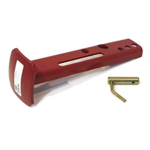 the rop shop | heavy duty snowplow leg stand & lock pin for western unimount lsx, straight