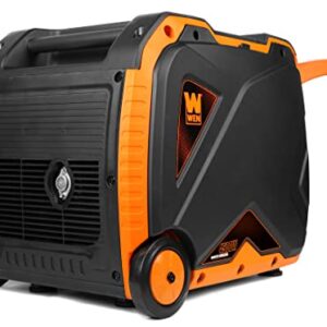 WEN DF452iX Super Quiet 4500-Watt Remote Electric Start Dual Fuel RV-Ready Portable Inverter Generator with Fuel Shut-Off and CO Watchdog