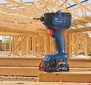 BOSCH GDR18V-1800B12 18V Brushless 1/4 In. Hex Impact Driver Kit with (1) 2 Ah Standard Power Battery