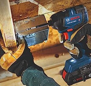 BOSCH GDR18V-1800B12 18V Brushless 1/4 In. Hex Impact Driver Kit with (1) 2 Ah Standard Power Battery