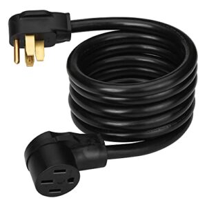 ev extension cord for model 3/s/x/y - compatible with nema l14-50 generators (125/250v, 30-amp)