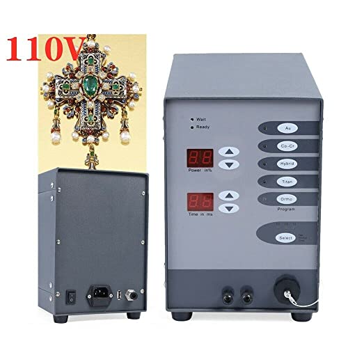 Automatic Spot Welder Jewelry Spot Welder Automatic CNC Spot Welding Machine Pulse Argon Arc Welder Kit Jewelry Repair Machine