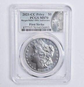 2021 cc morgan silver dollar 21xc cc mint mark $1 $1 pcgs ms-70