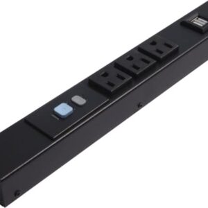 12” 3-Outlet Hardwired Power Strip, ALCI, USB