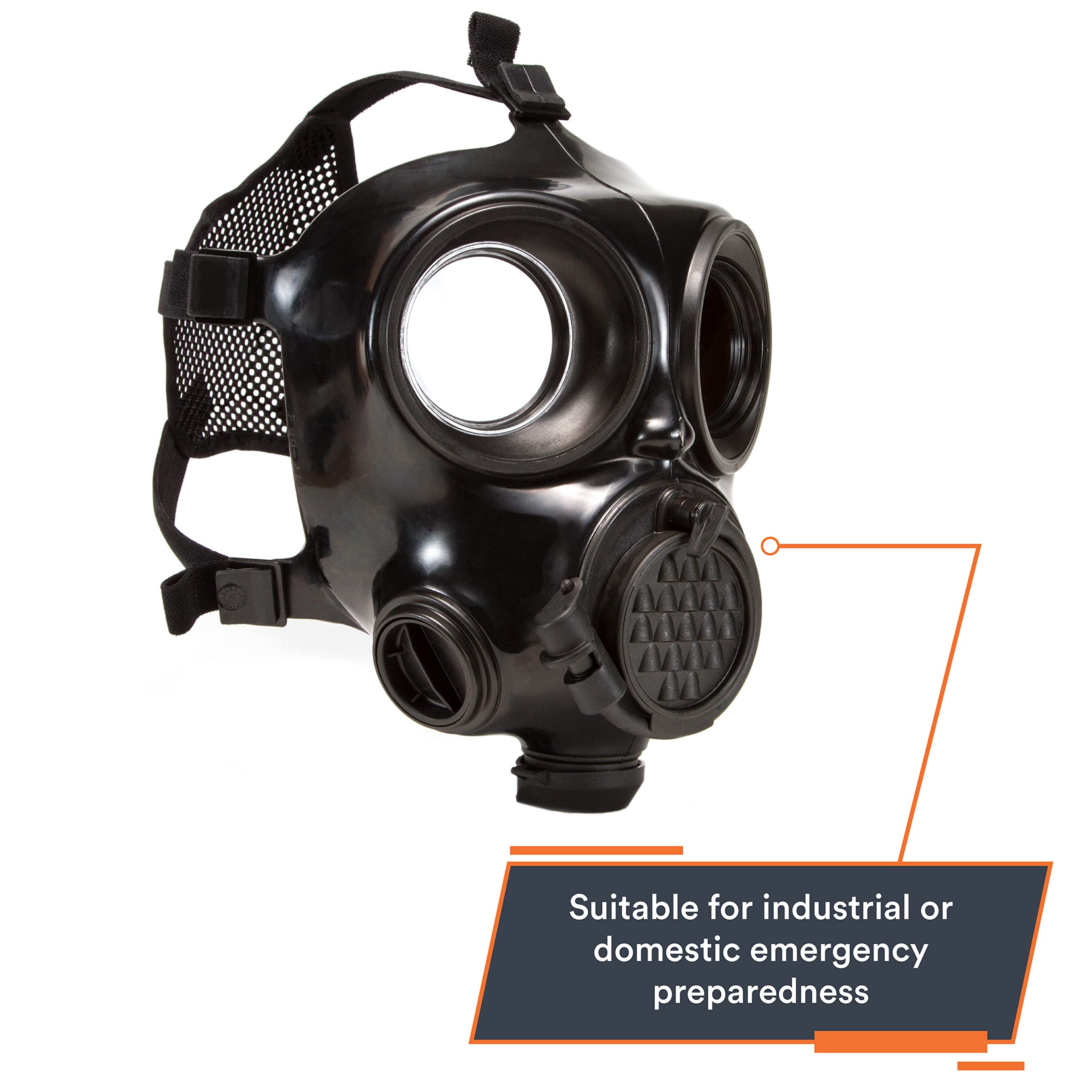 MIRA SAFETY M Full Face Respirator Mask - CBRN Gas Mask, Chemical Respirator (Large)