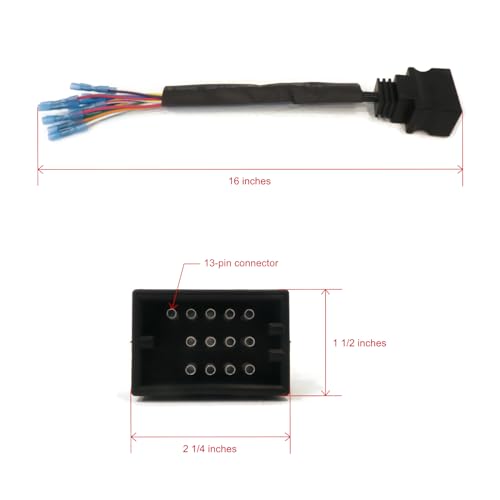 The ROP Shop | Snow Plow 13 Pin Wiring Harness Repair Kit for Boss HD Straight