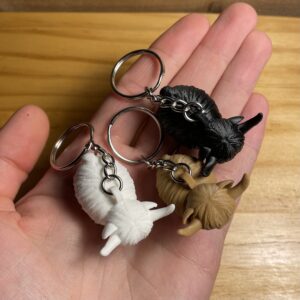 Sands3D Highland Cow Keychain, Cow Print Car Accessories, Cow Print Keychain, Cow Accessories, Cow Car Accessories, Highland Cow Decor, Cow Gifts, Highland Cow gifts, Cow Print Stuff, Cute Keychains